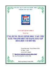 Sáng kiến kinh nghiệm Ứng dụng toán hình học vào việc giải nhanh một số dạng bài tập hóa học có đồ thị - Năm học 2018-2019 - Nguyễn Kim Chiến